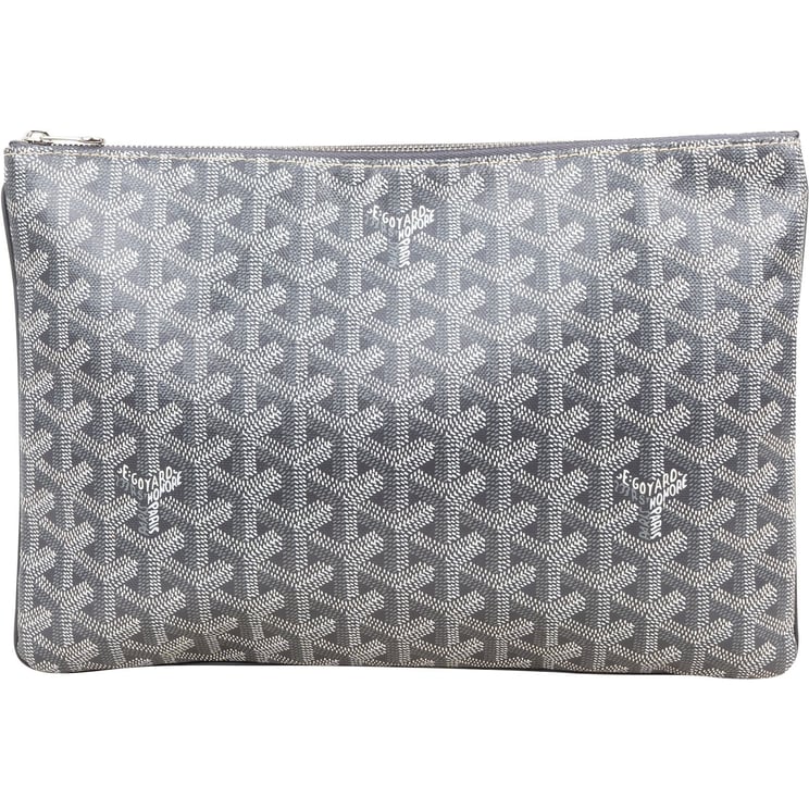 Goyard Goyard Goyardine Monogram Senat MM Clutch