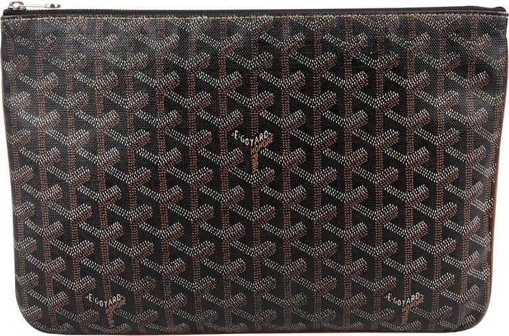 Goyard Goyard Goyardine Monogram Senat PM Clutch
