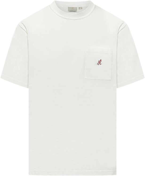 Gramicci T-shirt con Tasca Applicata e Logo