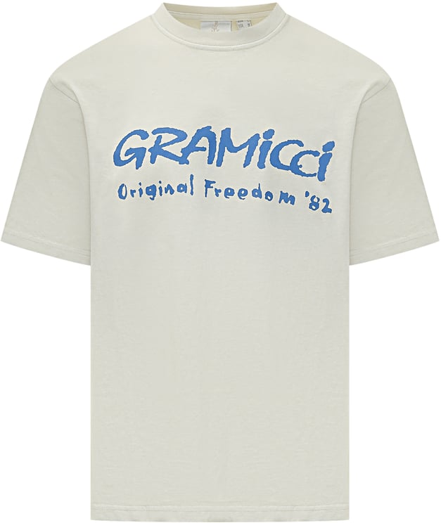Gramicci T-shirt Freedom con Stampa Frontale