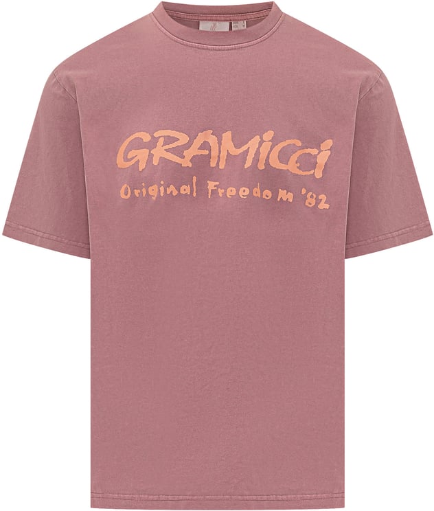 Gramicci T-shirt Freedom Pigment con Stampa