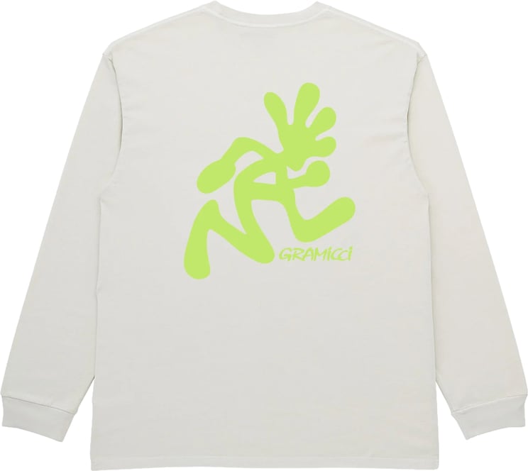 Gramicci Gramicci - Running man L/S tee pigment dyed - G6SU-T106 - Natural pigment