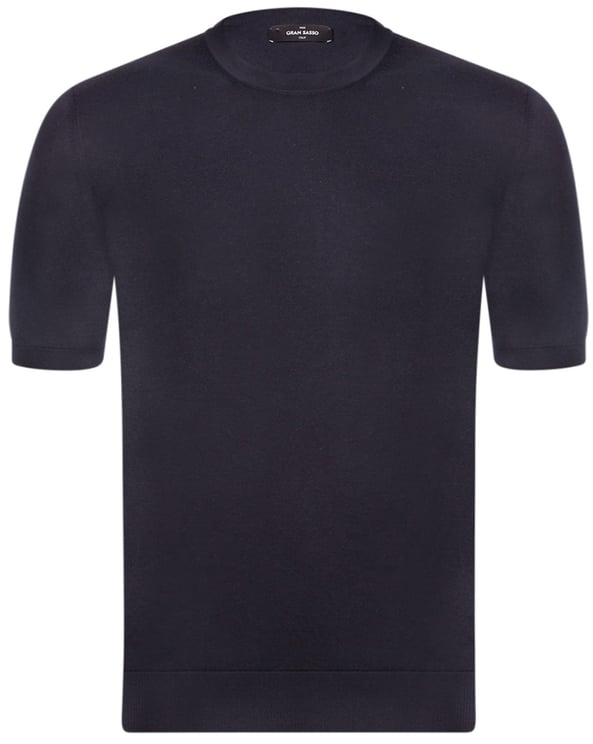 Gran Sasso Cotton Crewneck Straight Fit T Shirt