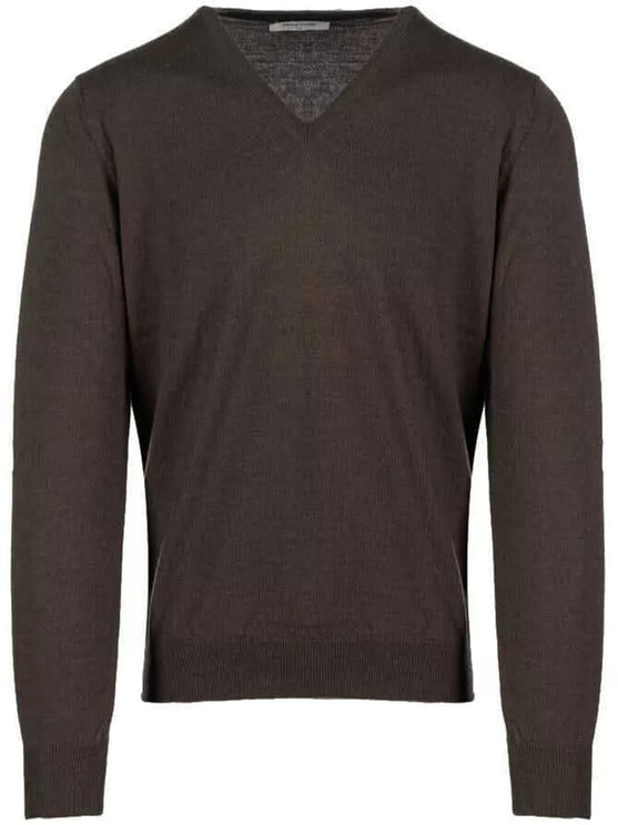 Gran Sasso Deep V-Neck 100% Wool Gran Sasso Pullover
