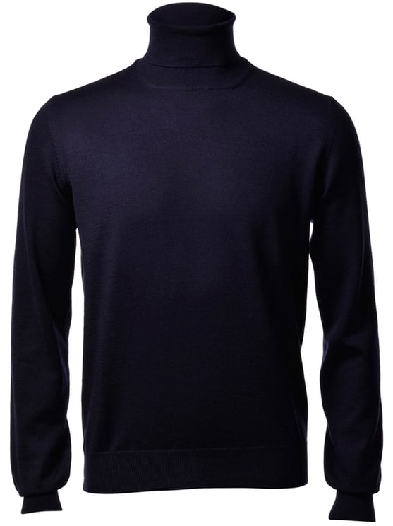 Gran Sasso Refined Turtleneck Sweater In 100% Wool