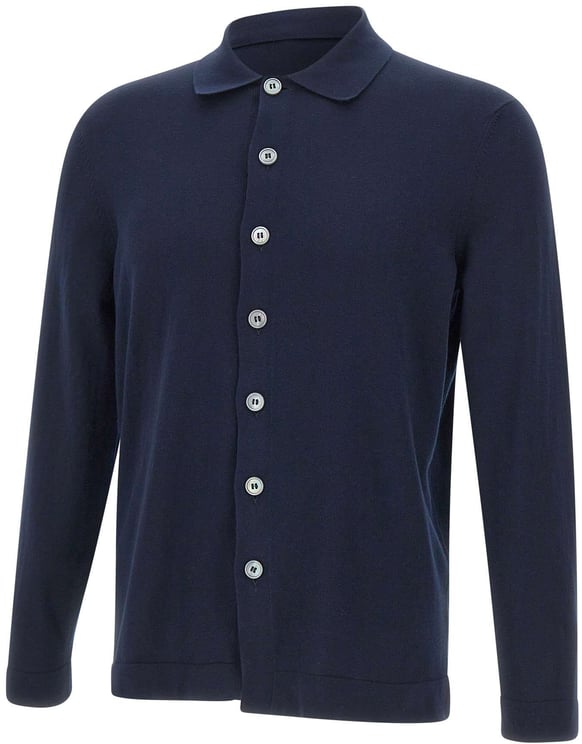Gran Sasso Shirts Blue