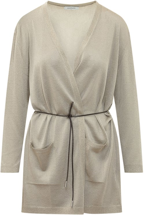 Gran Sasso Cardigan Lungo con Tasche