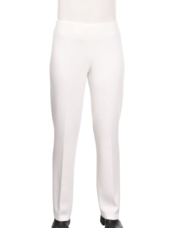 Gran Sasso Straight-Leg Wool Pants With Subtle Seam Detail