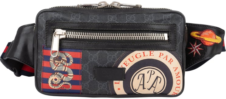 Gucci Gucci GG Monogram Supreme Night Courrier Belt Crossbody Bag