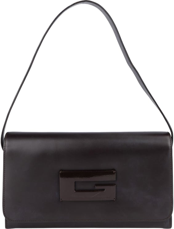 Gucci Gucci Patent Leather GG Shoulder Flap Bag