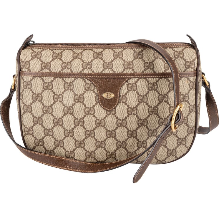 Gucci Gucci Monogram GG Supreme Canvas Vintage Camera Crossbody Bag