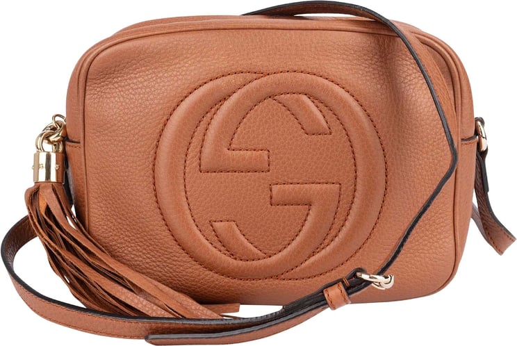 Gucci Gucci Leather GG Soho Crossbody Bag