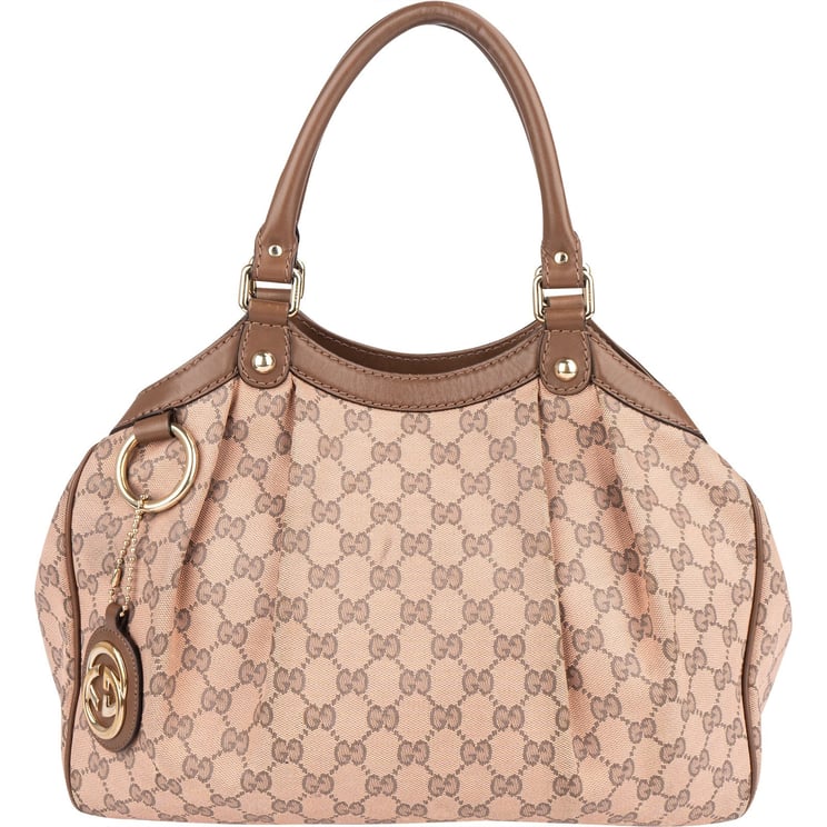 Gucci Gucci Monogram GG Sukey Handbag