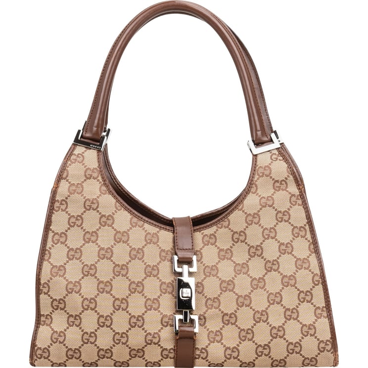 Gucci Gucci Monogram GG Canvas Jackie Shoulder Bag