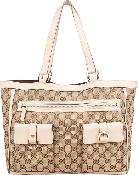 Gucci Gucci Monogram GG Canvas Abbey Shoulder Bag