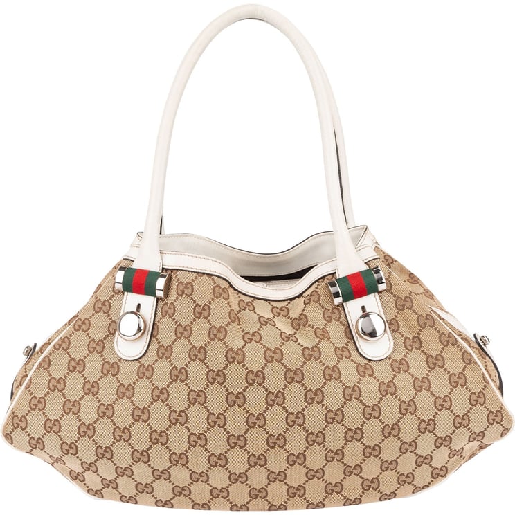 Gucci Gucci Monogram GG Canvas Sherry Line Abbey Shoulder Bag