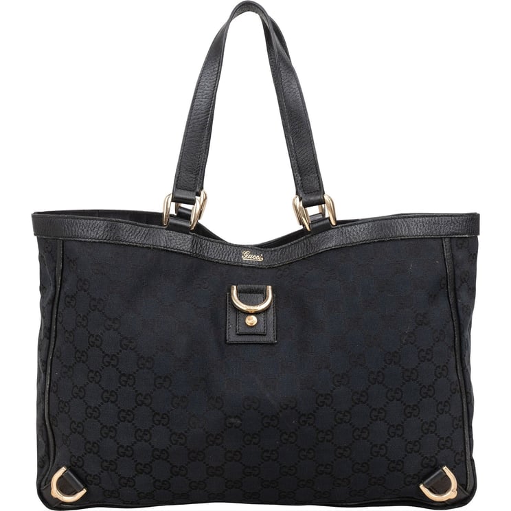 Gucci Gucci Monogram GG Canvas Abbey D-Ring Handbag