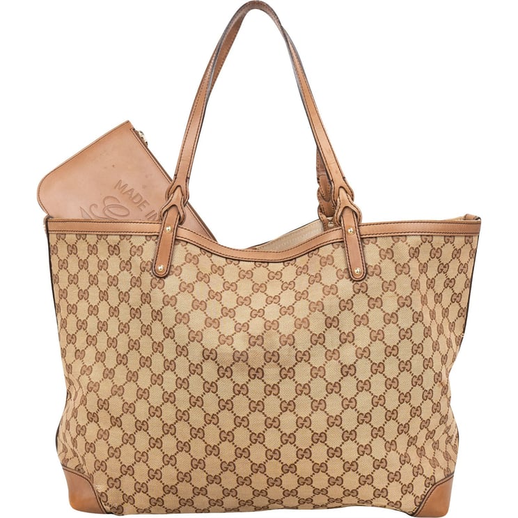 Gucci Gucci Monogram GG Canvas Joy Tote Shoulder Bag