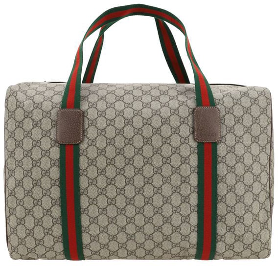 Gucci Gucci Brown Polyethylene Luggage And Travel