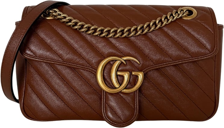 Gucci Gucci GG Marmont Medium Schultertasche braun / sehr gut