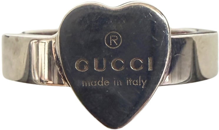 Gucci Gucci Ring mit Herz-Anhänger 925er silber Größe 10 / gut