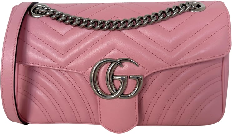 Gucci Gucci GG Marmont Small pink silber Hardware / neuwertig
