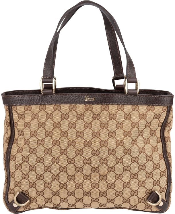 Gucci Gucci Monogram GG Canvas Abbey D-Ring Handbag