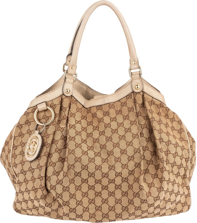 Gucci Gucci Monogram GG Canvas Sukey Handbag