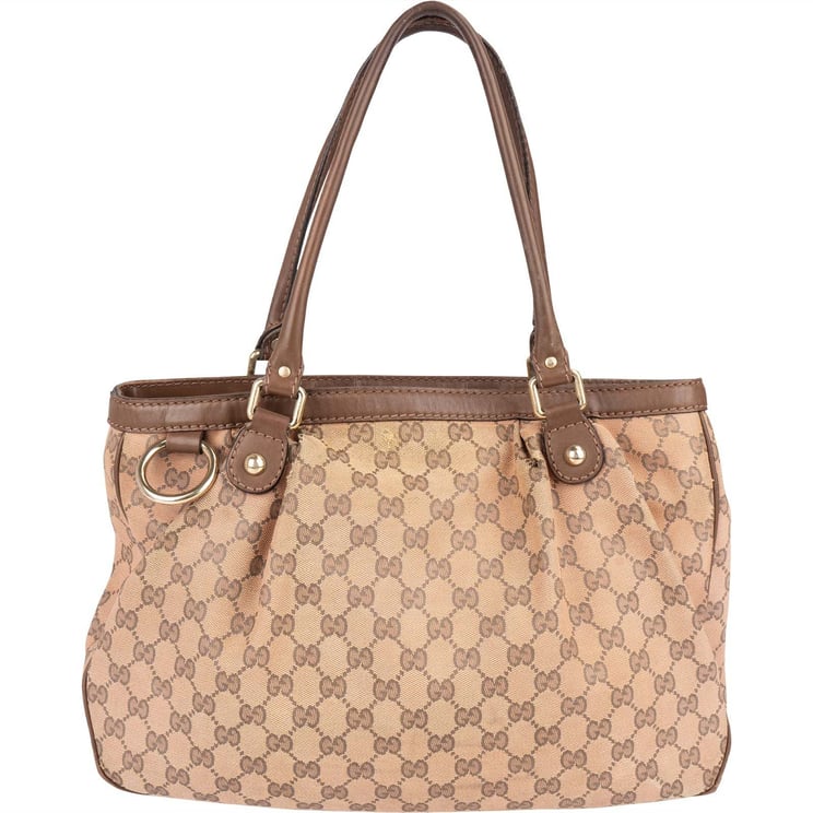 Gucci Gucci Monogram GG Sukey Tote Handbag