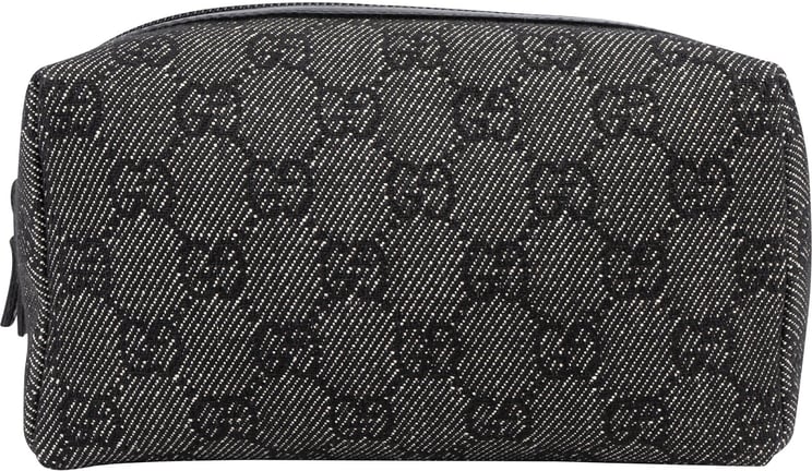 Gucci Gucci Monogram GG Denim Cosmetic Pouch