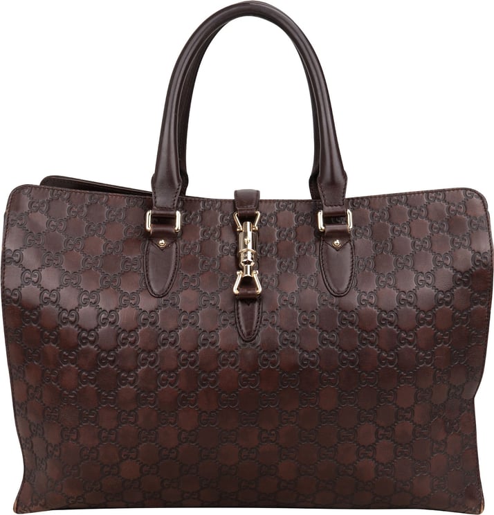 Gucci Gucci Guccissima Leather New Jackie Tote Handbag