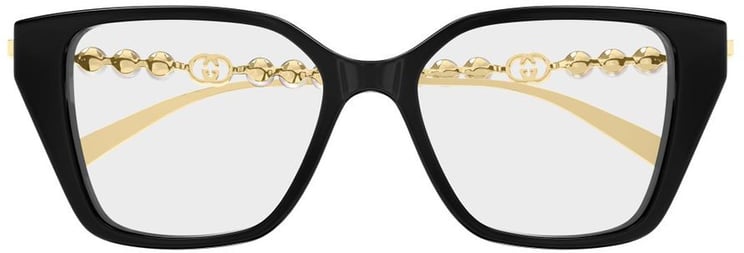 Gucci Gg1969O Emblem Line Square Cat-Eye Frame