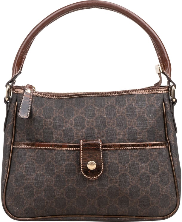 Gucci Gucci Monogram GG Coated Canvas Handbag