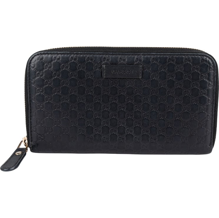 Gucci Gucci Microguccissima Leather Zip Around Wallet