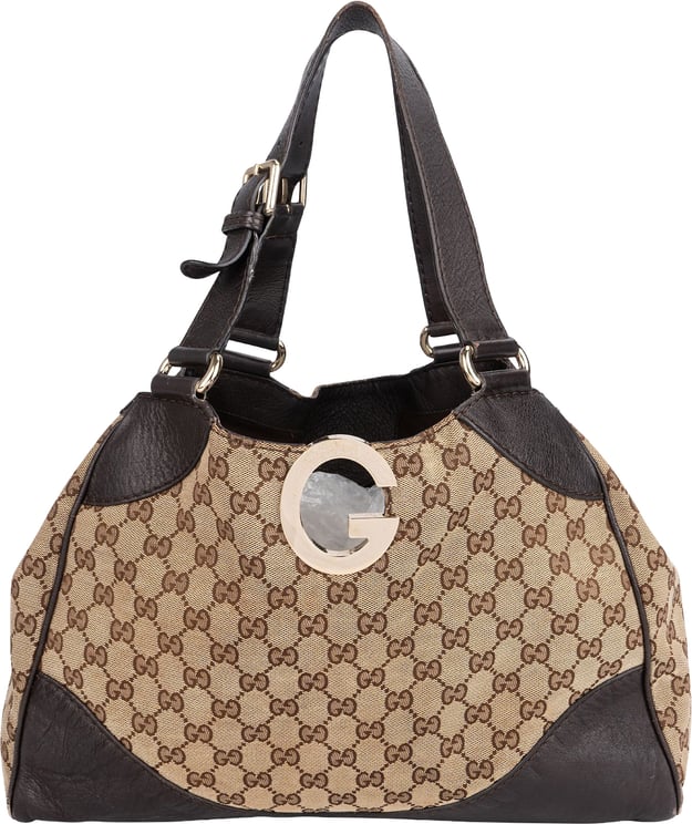 Gucci Gucci Monogram GG Canvas Eclipse Hobo Shoulder Bag