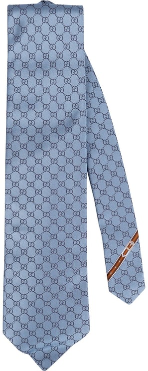 Gucci Gucci Monogram GG Pattern Silk Tie Krawatte