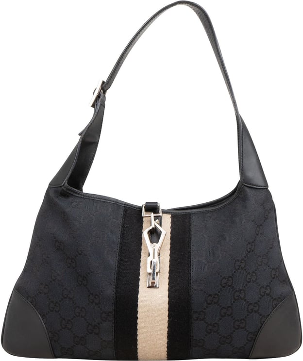 Gucci Gucci Monogram GG Canvas Jackie Shoulder Bag