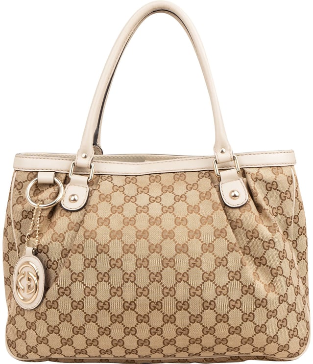 Gucci Gucci Monogram GG Canvas Sukey Handbag