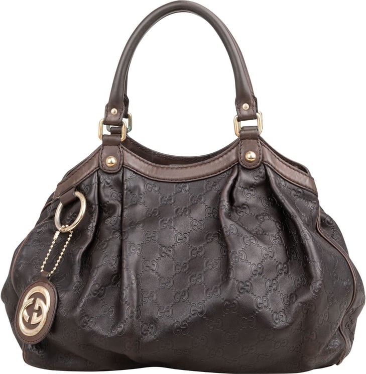 Gucci Gucci Guccissima Leather Sukey Handbag
