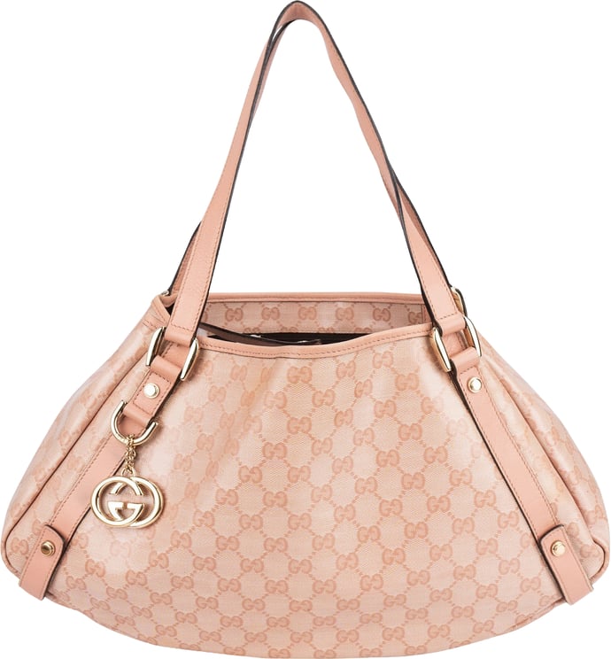 Gucci Gucci Monogram GG Canvas Abbey Hobo Shoulder Bag