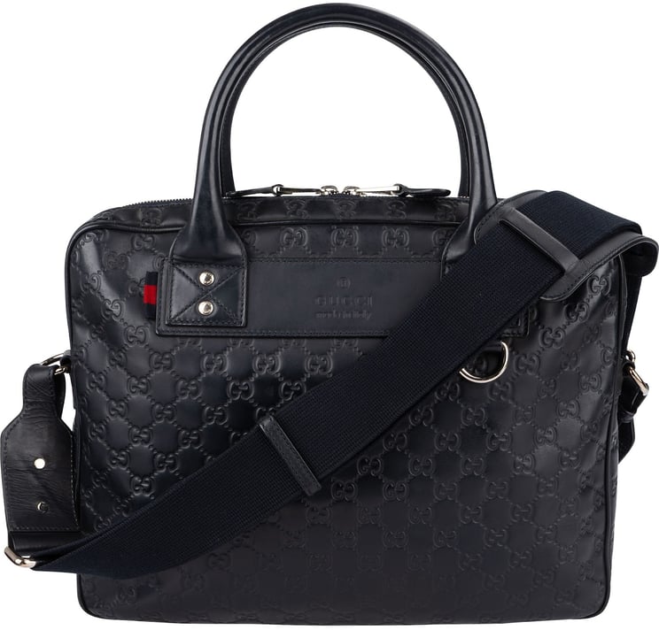 Gucci Gucci Guccissima Leather Business Handbag