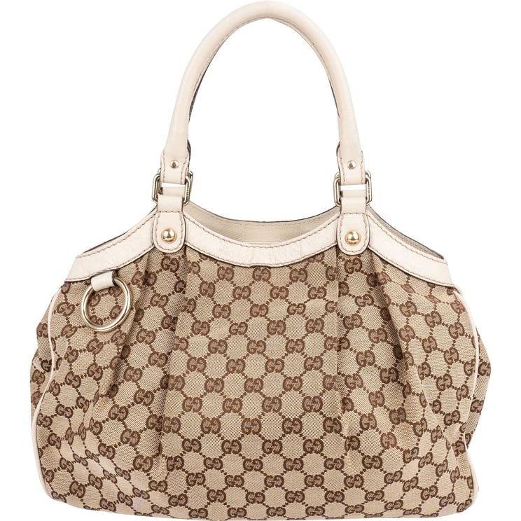 Gucci Gucci Monogram GG Sukey Handbag