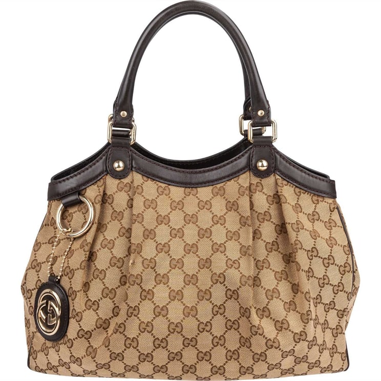 Gucci Gucci Monogram GG Sukey Handbag