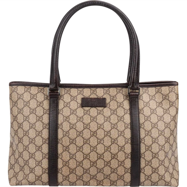Gucci Gucci Monogram GG Supreme Canvas Tote Shoulder Bag