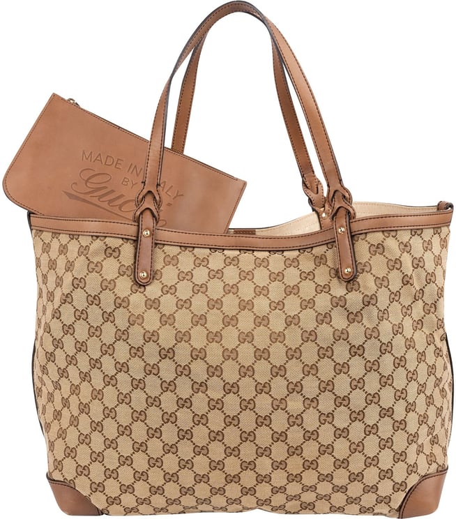 Gucci Gucci Monogram GG Canvas Joy Tote Shoulder Bag