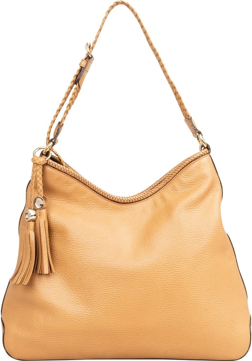 Gucci Gucci Grained Leather Marrakesh Tassel Shoulder Bag