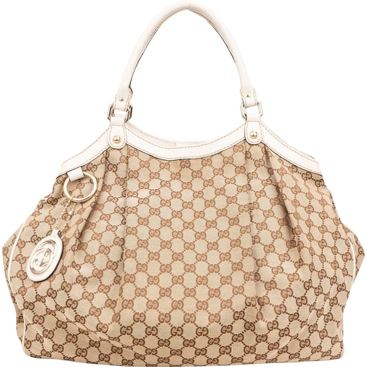 Gucci Gucci Monogram GG Sukey Large Hobo Shoulder Bag