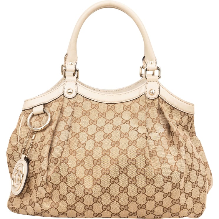 Gucci Gucci Monogram GG Sukey Handbag