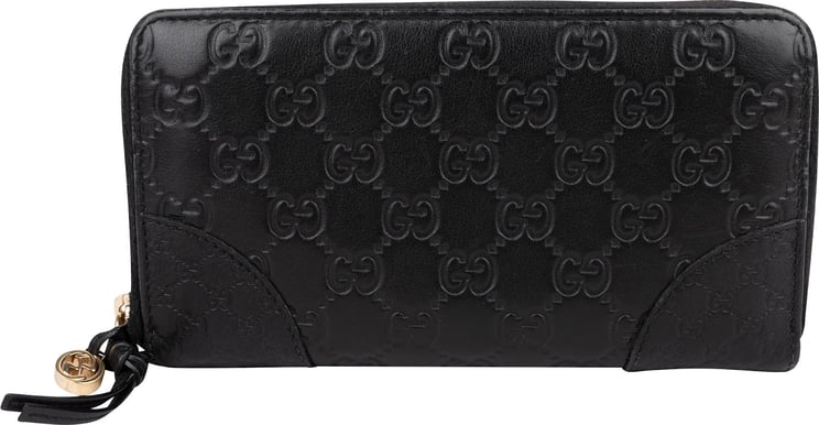 Gucci Gucci Guccissima Leather Zip Around Wallet