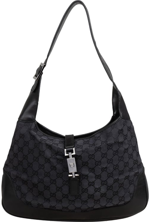 Gucci Gucci Monogram GG Canvas Jackie Shoulder Bag